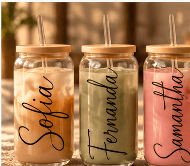 Personalized Glass Tumblers